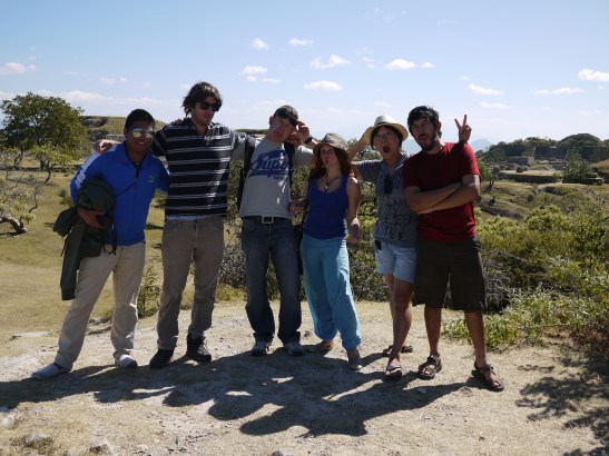 Hostal peeps at Monte Alban