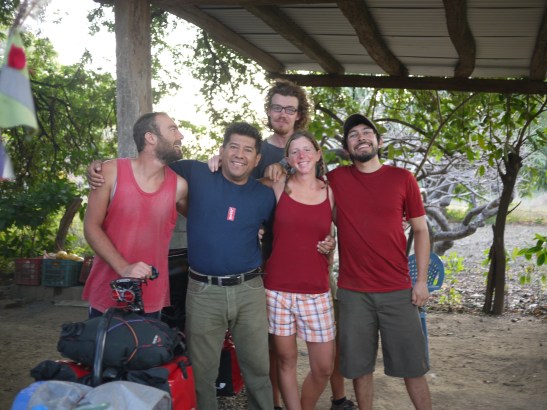 The Warmshowers crew in Zanateoec at Rodrigo's house. An AMAZING host!