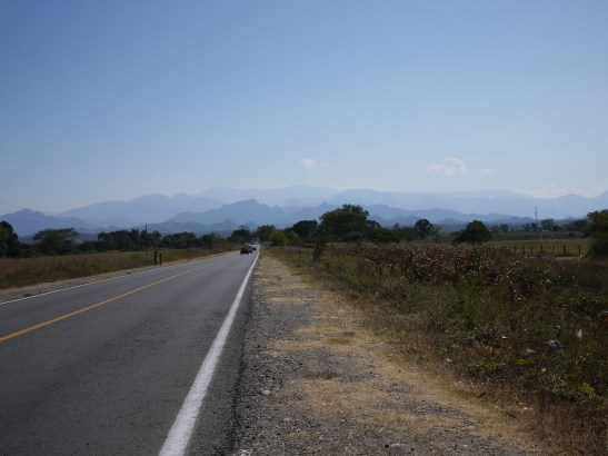 The Guatemalan highlands looming in the distance. Quite intimidating...