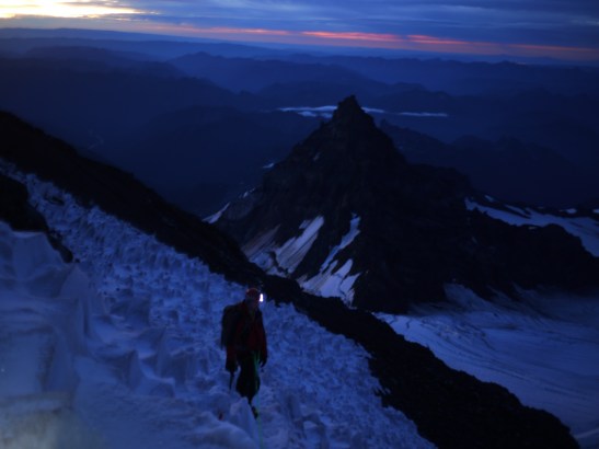 Above Disappointment  Cleaver as the sun started to come up.