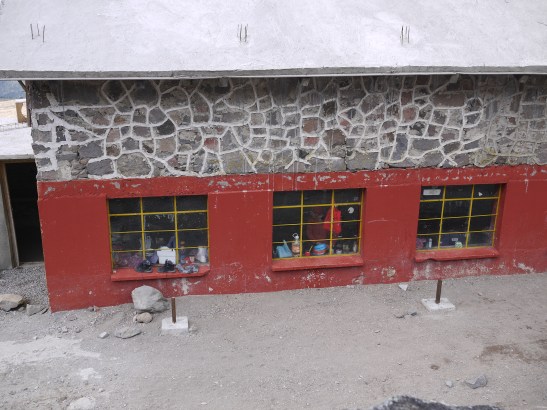 The Piedra Grande hut at 14,000'