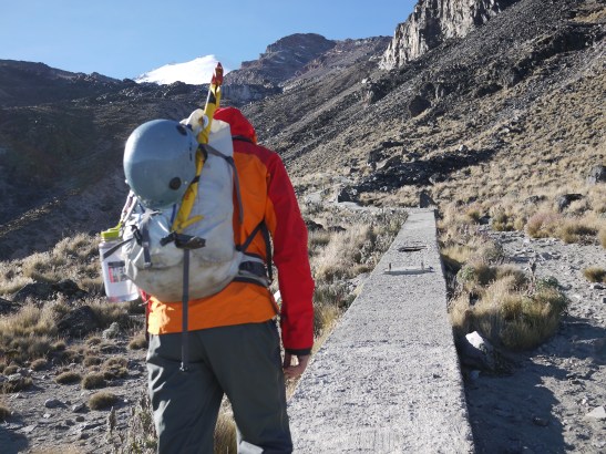 Vadim entering the labyrinth.