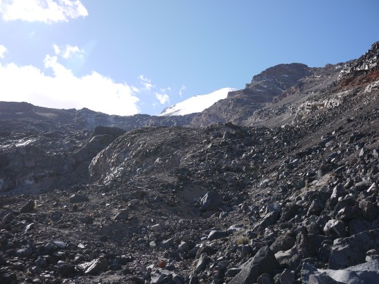 The labyrinth. 15,000' of rocks, boulders and route-finding.
